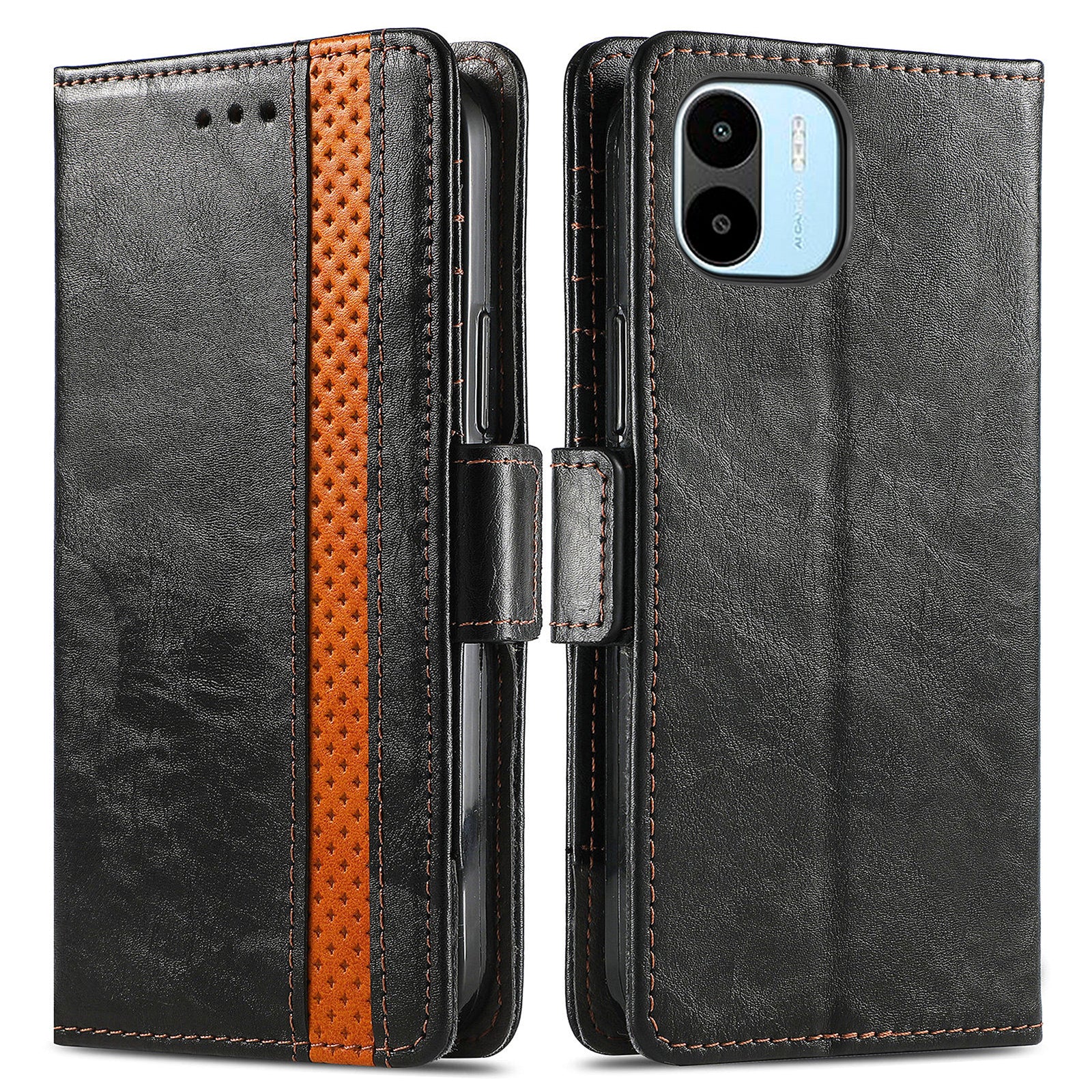 CASENEO 002 Series for Xiaomi Redmi A1 4G A2 4G Mobile Phone Case Wallet Stand PU Leather RFID Blocking Business Splicing Style Phone Cover CASENEO 002 Series for Xiaomi Redmi A1 4G A2 4G Mobile Phone Case Wallet Stand PU Leather RFID Blocking Business Splicing Style Phone Cover